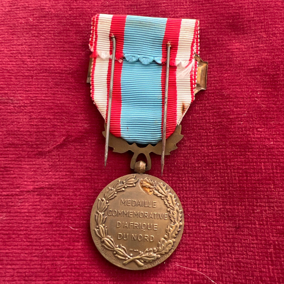 France, The Commemorative Medal for Security Operations and the Maintenance of Order in North Africa, Tunisia clasp, 1956