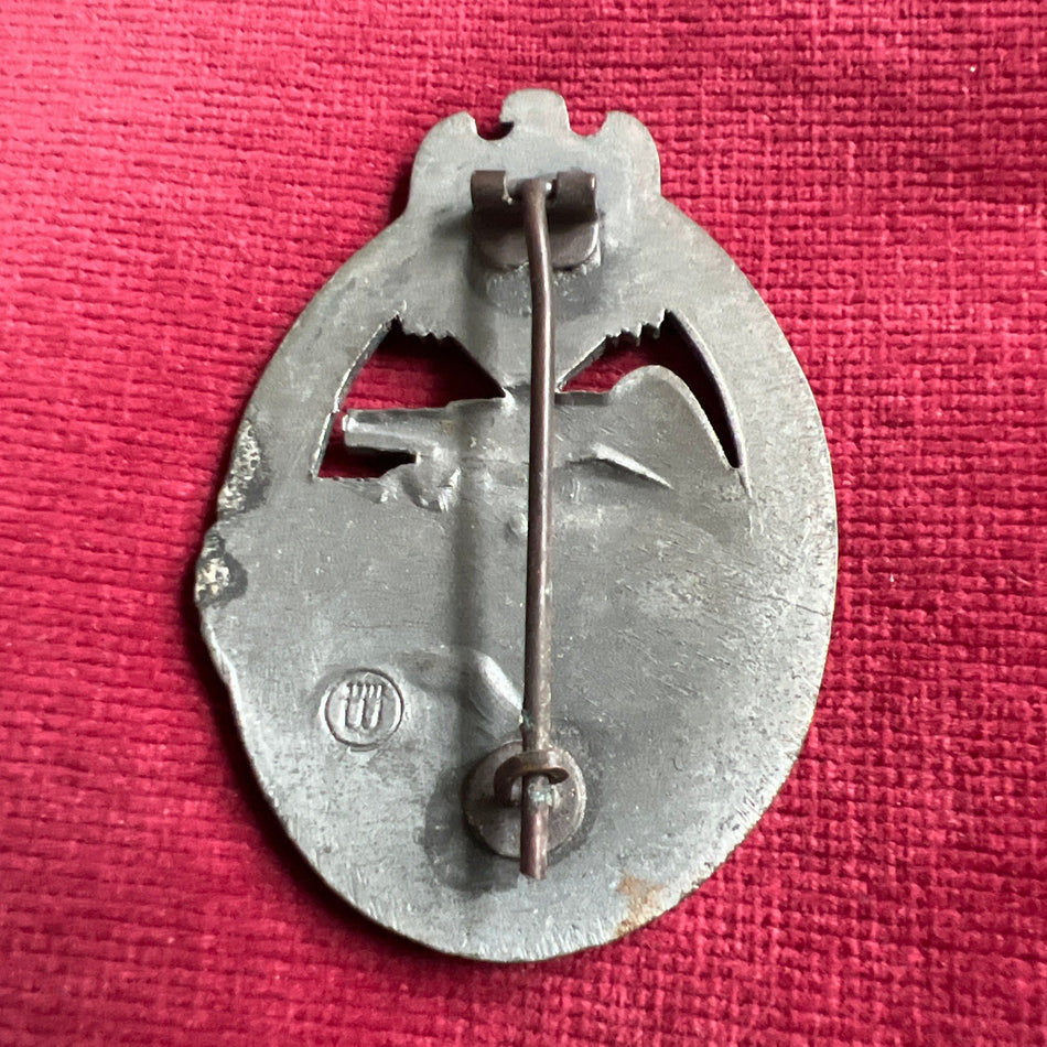 Nazi Germany, Tank Battle Badge, maker marked (W), a good example of type