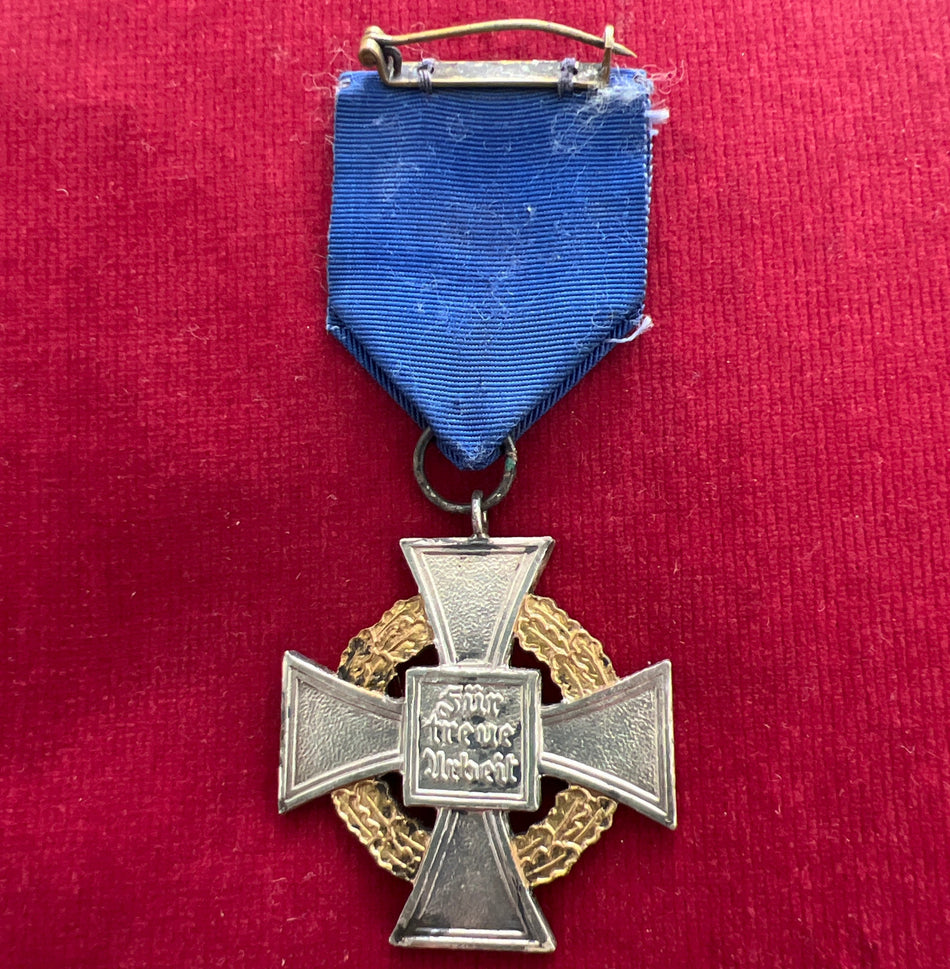 Nazi Germany, 50 Years Faithful Service Cross, civil, gilt worn in places, scarce