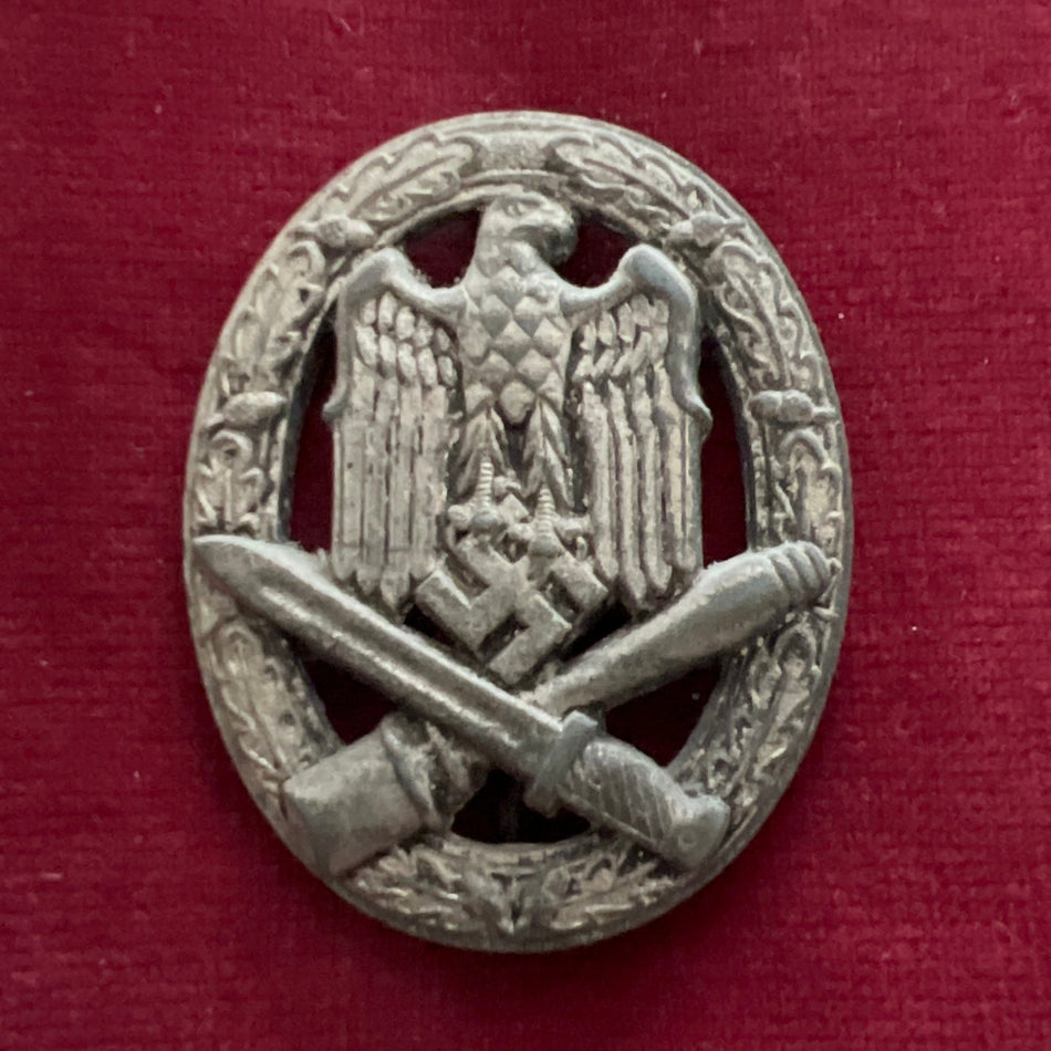 Nazi Germany, General Assault Badge, late-war type, some wear