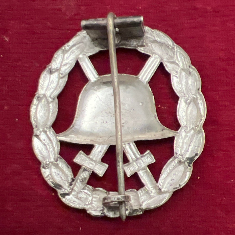 Imperial German Wound Badge, silver grade, cut out type, scarce