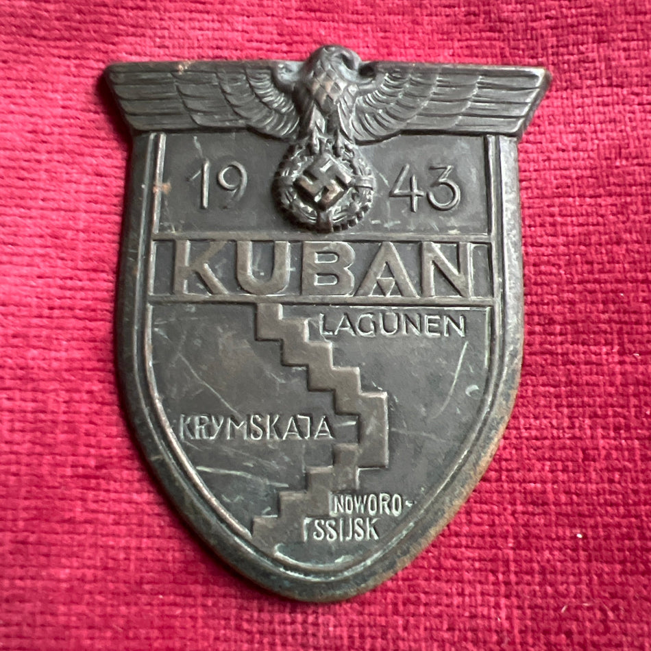 Nazi Germany, Kuban Shield, 1943, no lugs to back