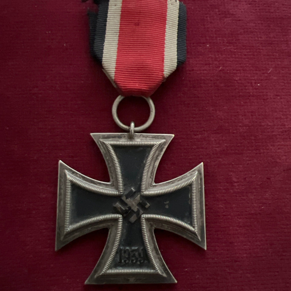 Nazi Germany, Iron Cross, 1939-45, maker marked number 128, some wear
