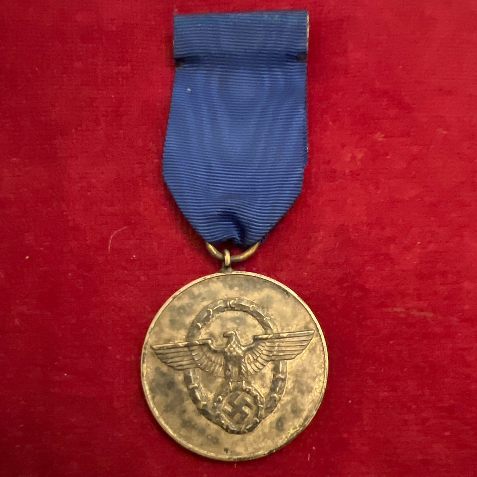 Nazi Germany, Police 8 Years Long Service Medal, toned with age