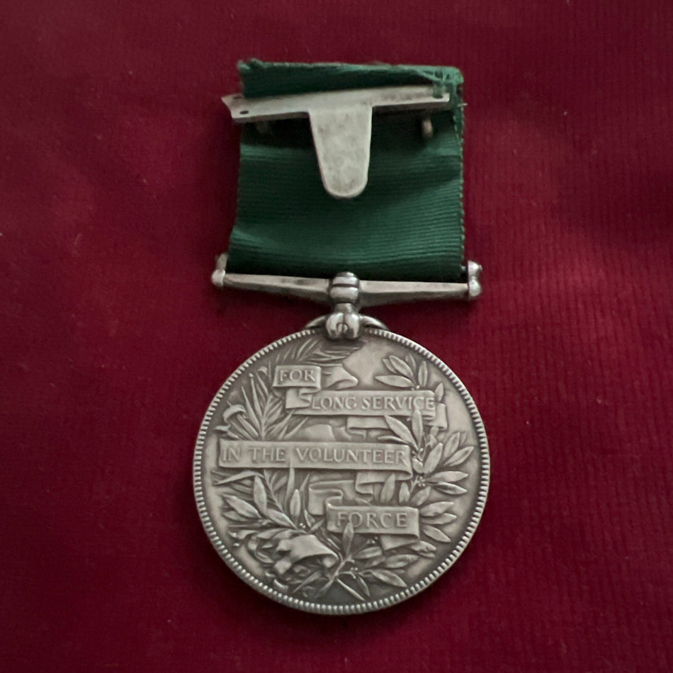 Volunteer Long Service Medal, 1895-1901, unnamed as issued