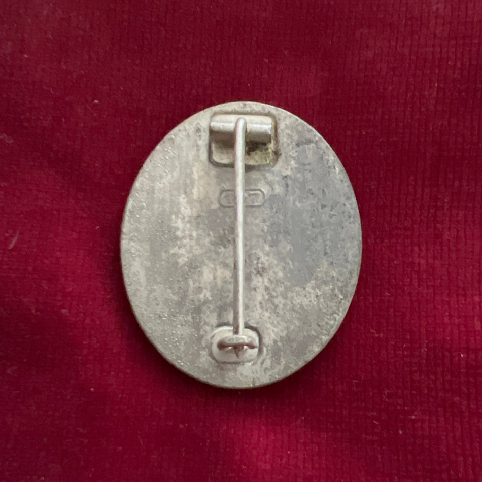 Nazi Germany, Wound Badge, silver grade, marked number 107, some wear