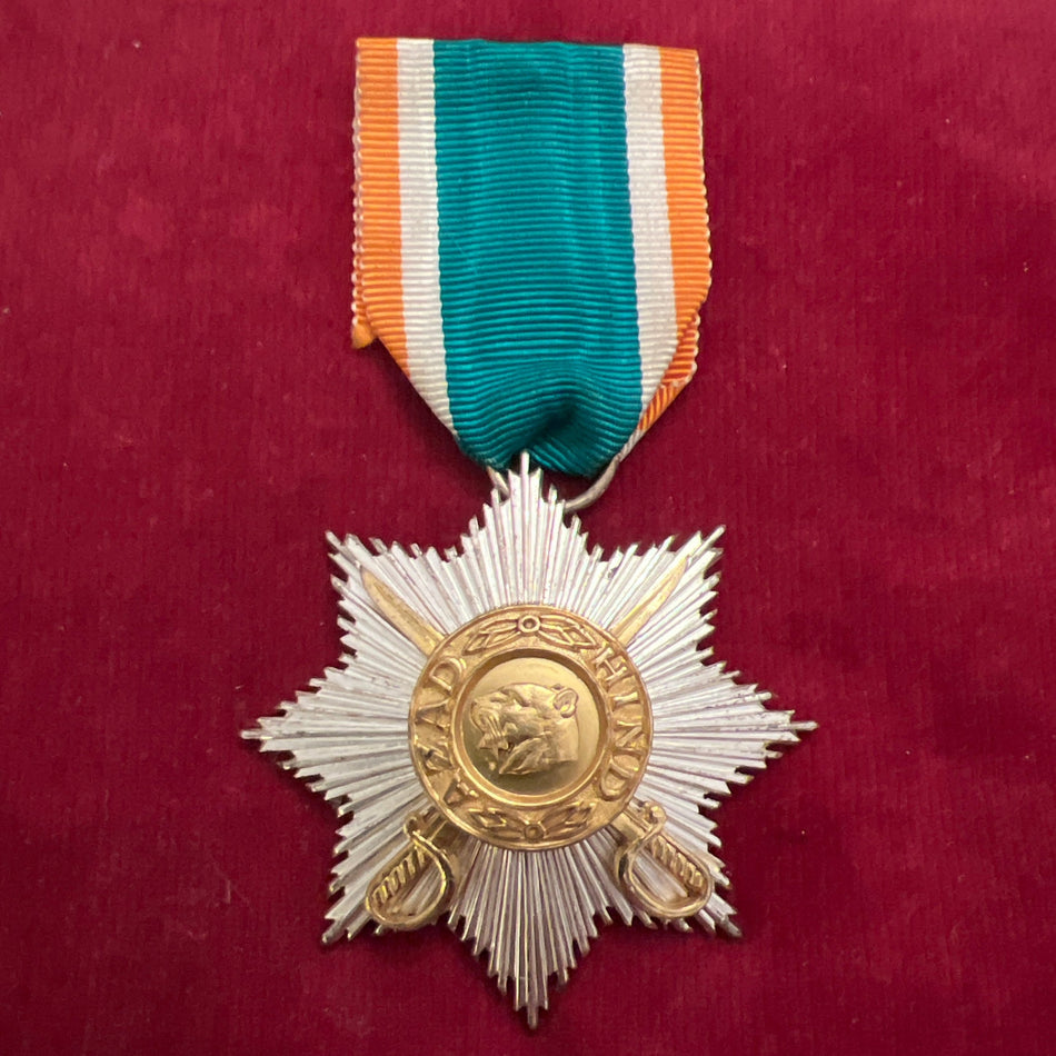 Nazi Germany, Azad Hind Order with swords, a good example of type