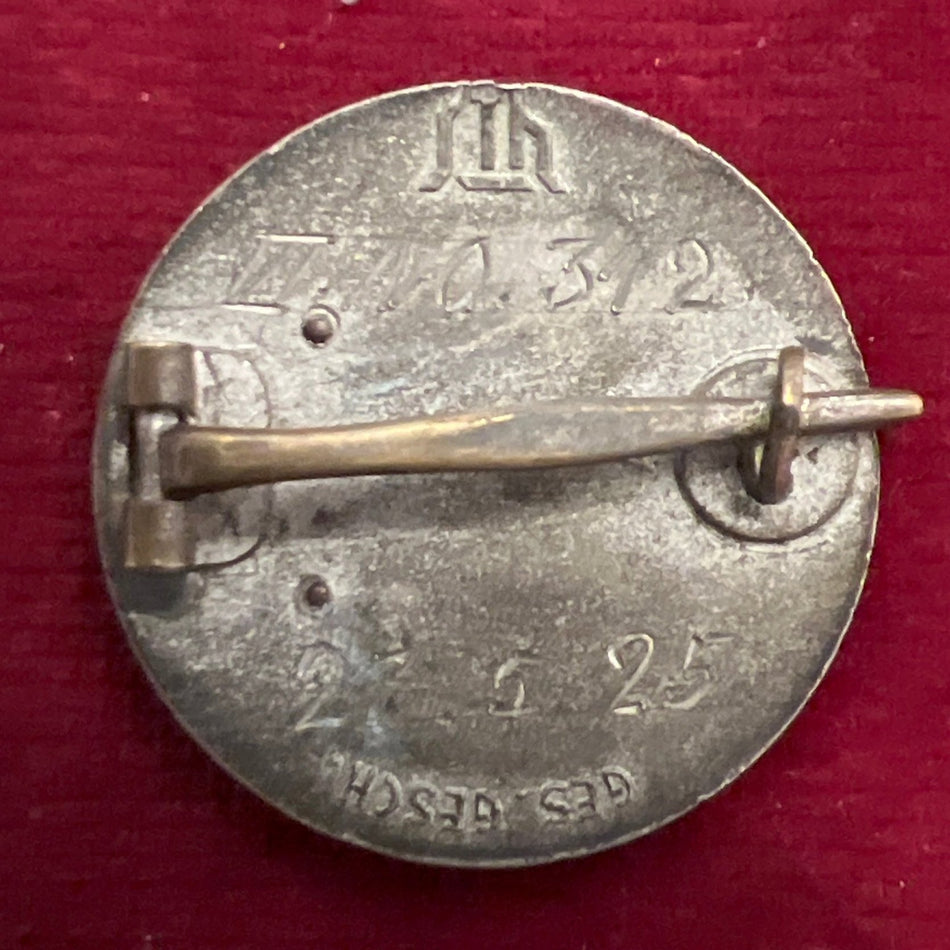 Germany, Stahlhem Veteran Badge, 1925, number 312