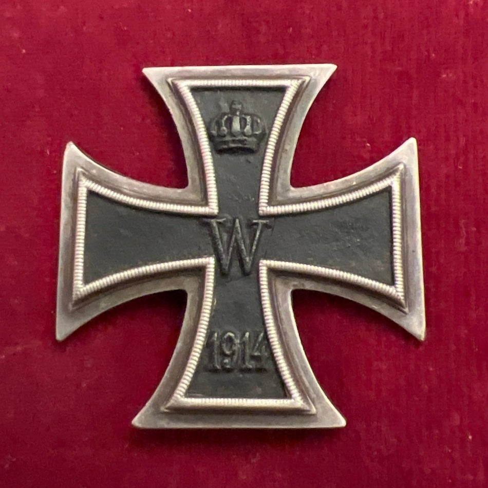 Imperial Germany, Iron Cross 1914-18, 1st class, maker marked K..G., a good example of type