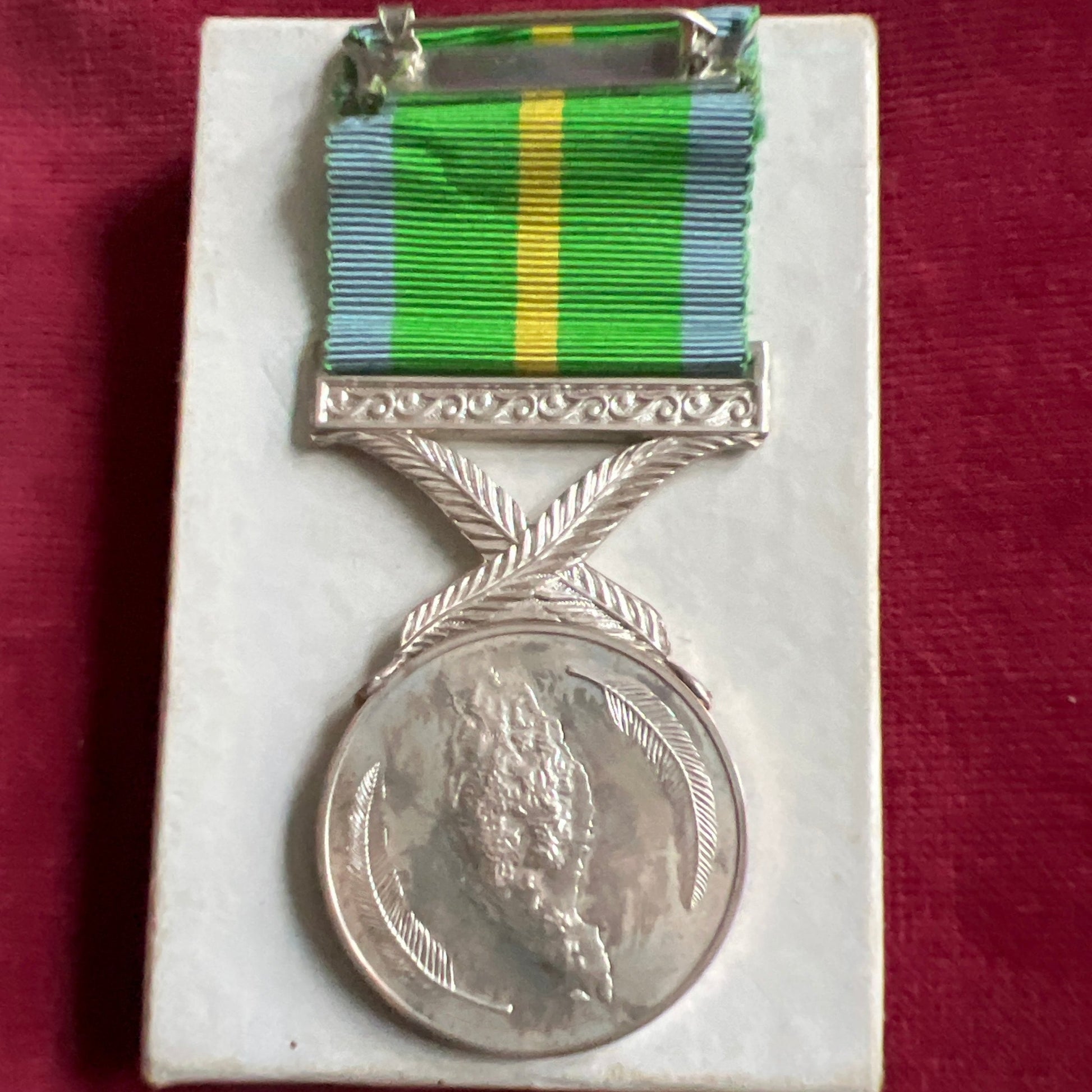 Malaya, General Service Medal issued for service in Malaya, in origina ...
