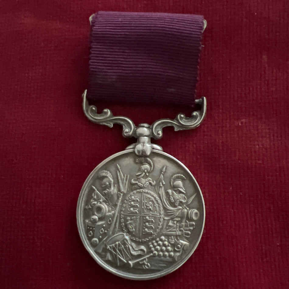 Victorian Army Long Service & Good Conduct Medal to 1843 Company Sergeant J. Cook, Gordon Highlanders