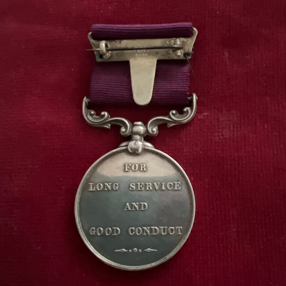 Victorian Army Long Service & Good Conduct Medal to 1843 Company Sergeant J. Cook, Gordon Highlanders