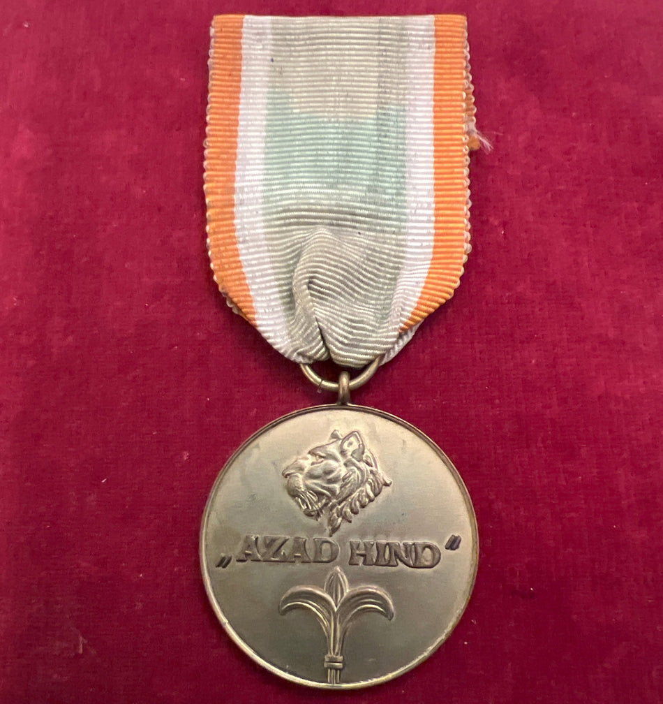 Nazi Germany, Azad Hind Medal, ribbon faded, scarce