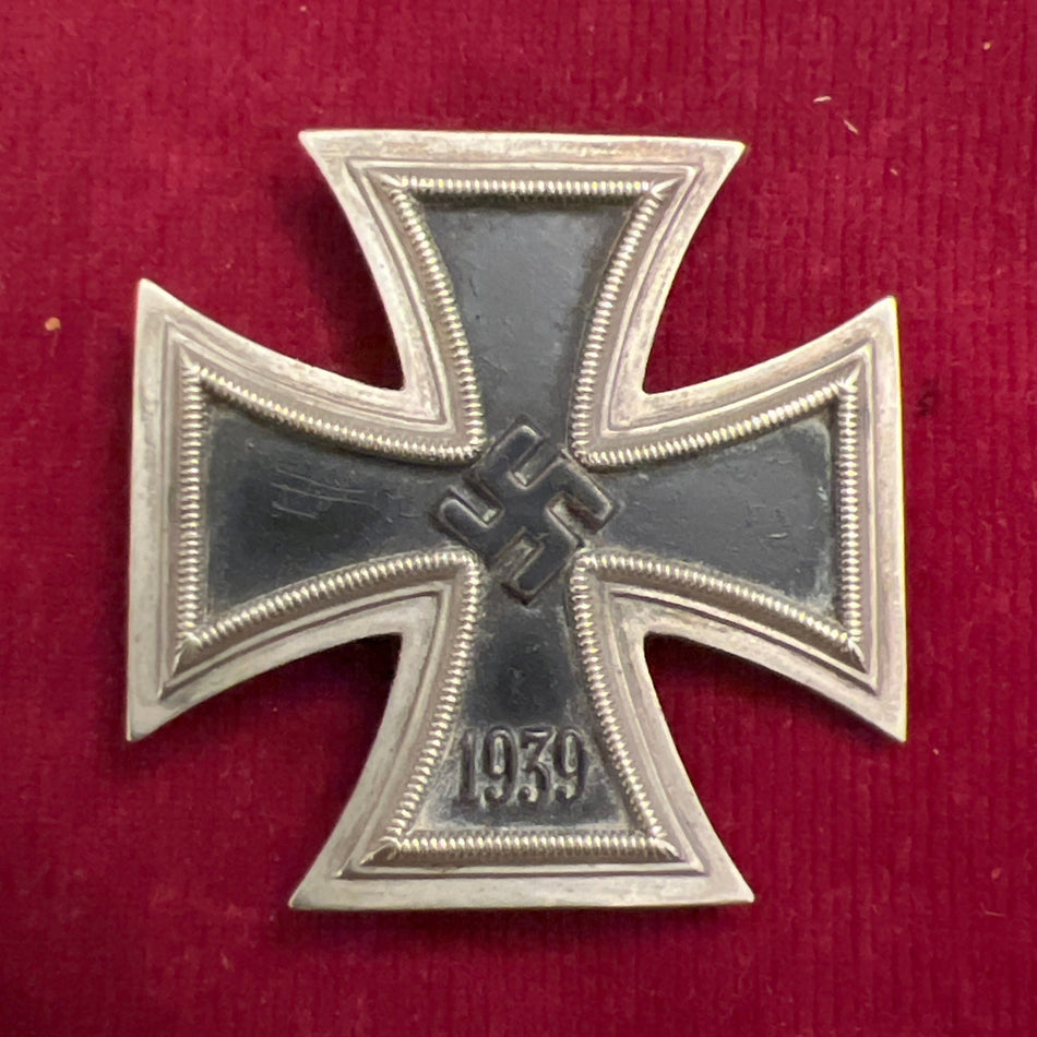 Nazi Germany, Iron Cross 1939-45, 1st class, pin back, some wear