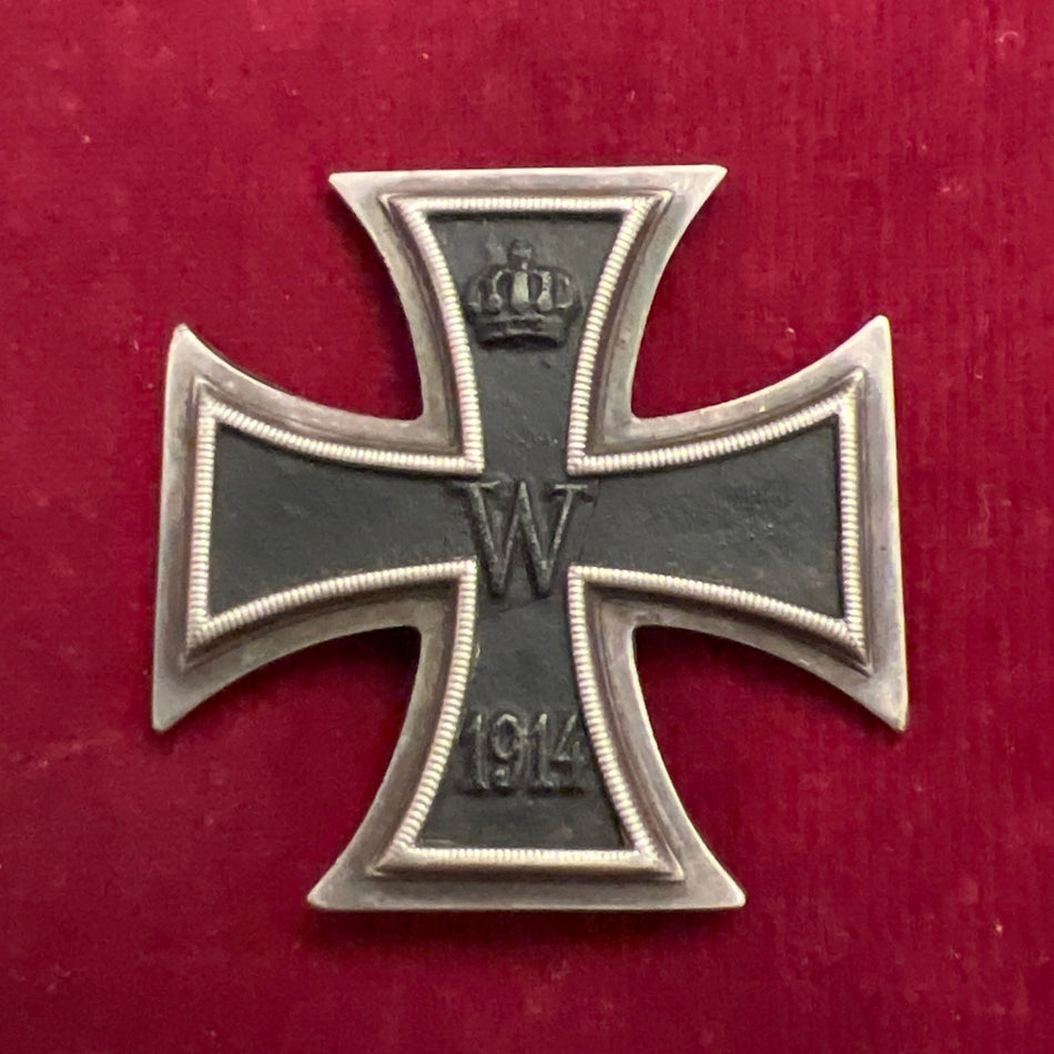 Germany, Iron Cross 1914-18, 1st class, maker marked K.A.G., a good example of type