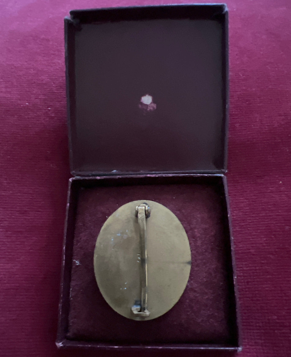 Nazi Germany, Gold Wound Badge, marked number 30, some wear, in original box