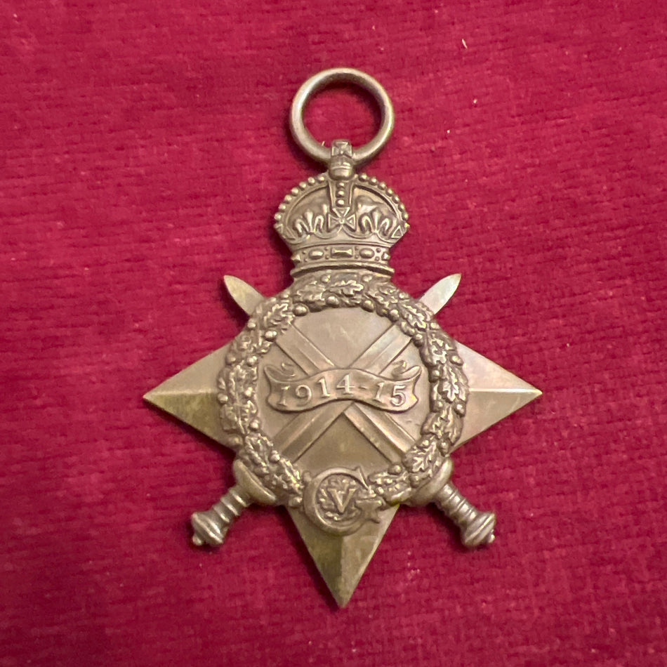 1914-15 Star to 97980 Farrier Quarter Master Sergeant Joseph. W. Wilson, Royal Field Artillery