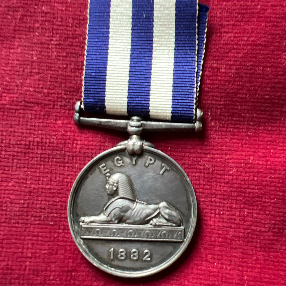 Egypt Medal, 1882, to 2763 Private A. H. Bryanashwrll, 2nd Royal Irish Regiment