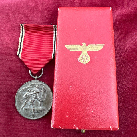 Nazi Germany, Entry into Austria Medal, 1938, in case