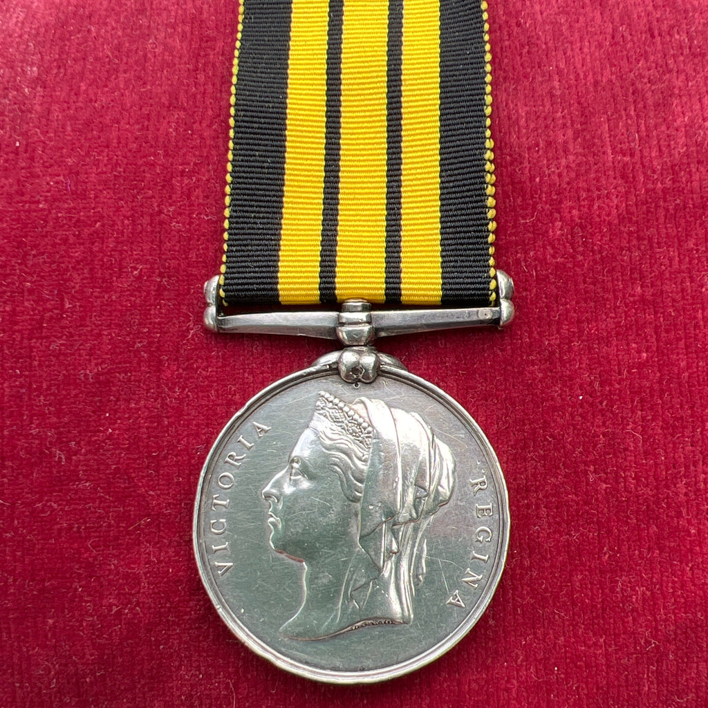 Ashantee Medal to 2102 Pte. J. Wood, 2nd Battalion, Rifle Brigade