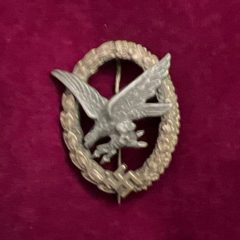 Nazi Germany, Wireless Operator Air Gunner Badge, marked J.M., late war