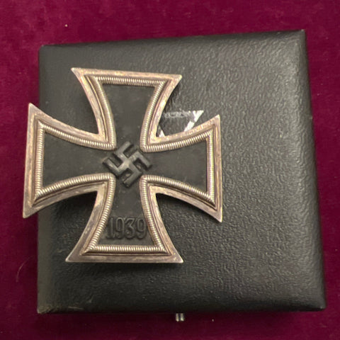 Nazi Germany, Iron Cross, 1st class, marked number 65, in original case