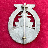 Nazi Germany, High Seas Fleet Badge, late war issue, unmarked