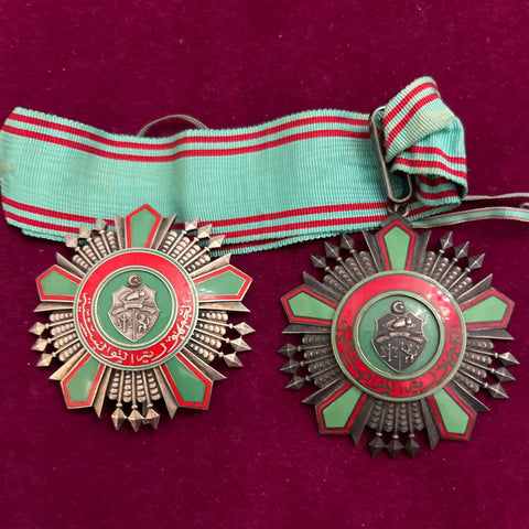 Tunisia, Order of Merit set, 2nd class, scarce
