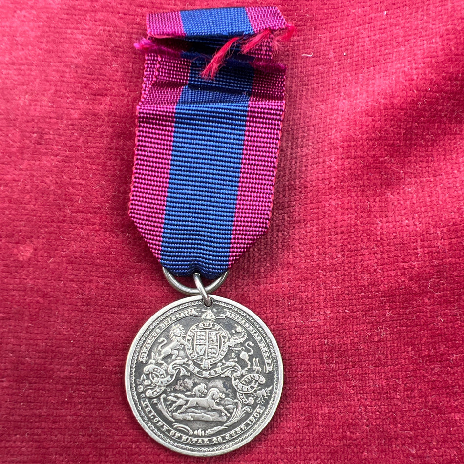 Natal, Medal to Commemorate the Coronation of King Edward VII, 1902, some wear