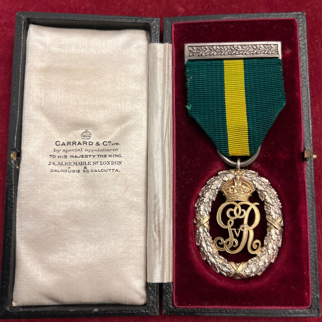 Territorial Decoration, George V, 1911-36, in original case, a nice example