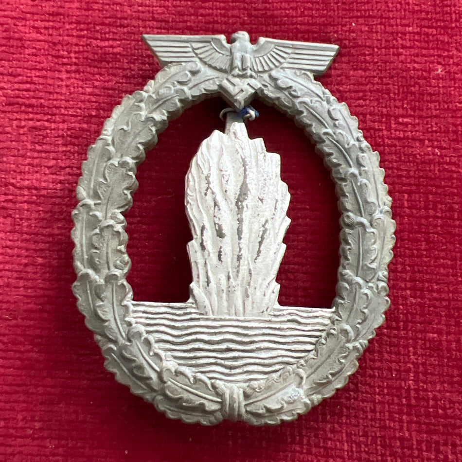 Nazi Germany, Mine Sweepers Badge, late-war, marked R.K. 