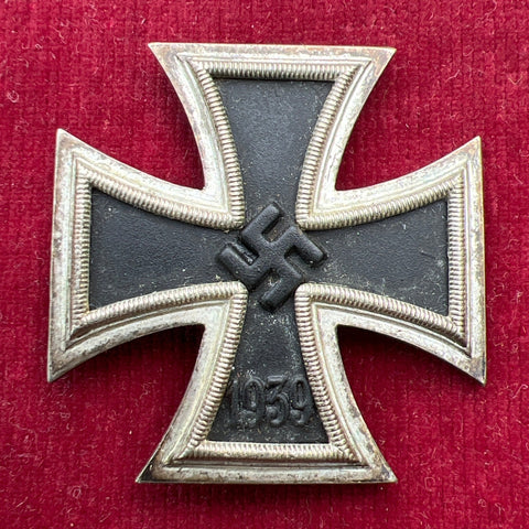 Nazi Germany, Iron Cross, 1st class, marked L/11, pin removed, a good example