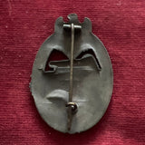 Nazi Germany, Tank Battle Badge, bronze type, unmarked, a good example