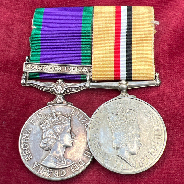 General Service Medal, Northern Ireland bar/ Iraq Medal pair to 250941 ...