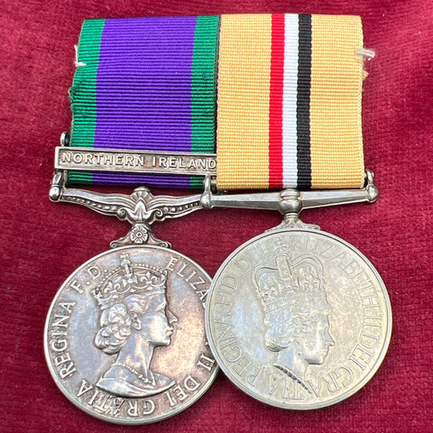 General Service Medal, Northern Ireland bar/ Iraq Medal pair to 25094167 Lance Corporal A. L. Morison, Royal Signals