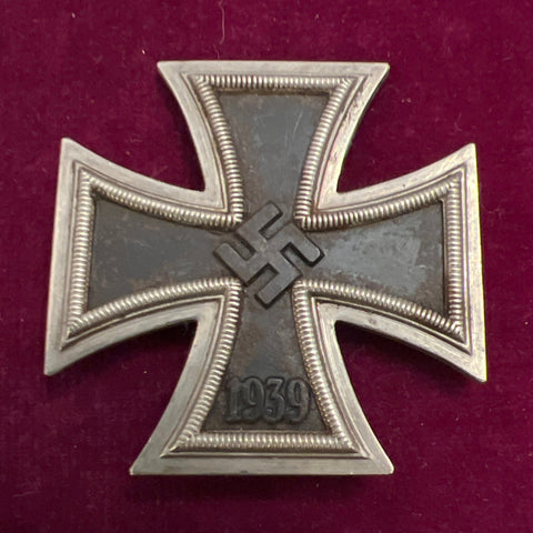 Nazi Germany, Iron Cross 1939-45, 1st class, marked L/15, some wear