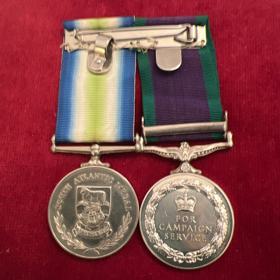 Northern Ireland\ Falklands pair to D.183570A A.B. C. Rockett, HMS Ambuscade, Royal Navy