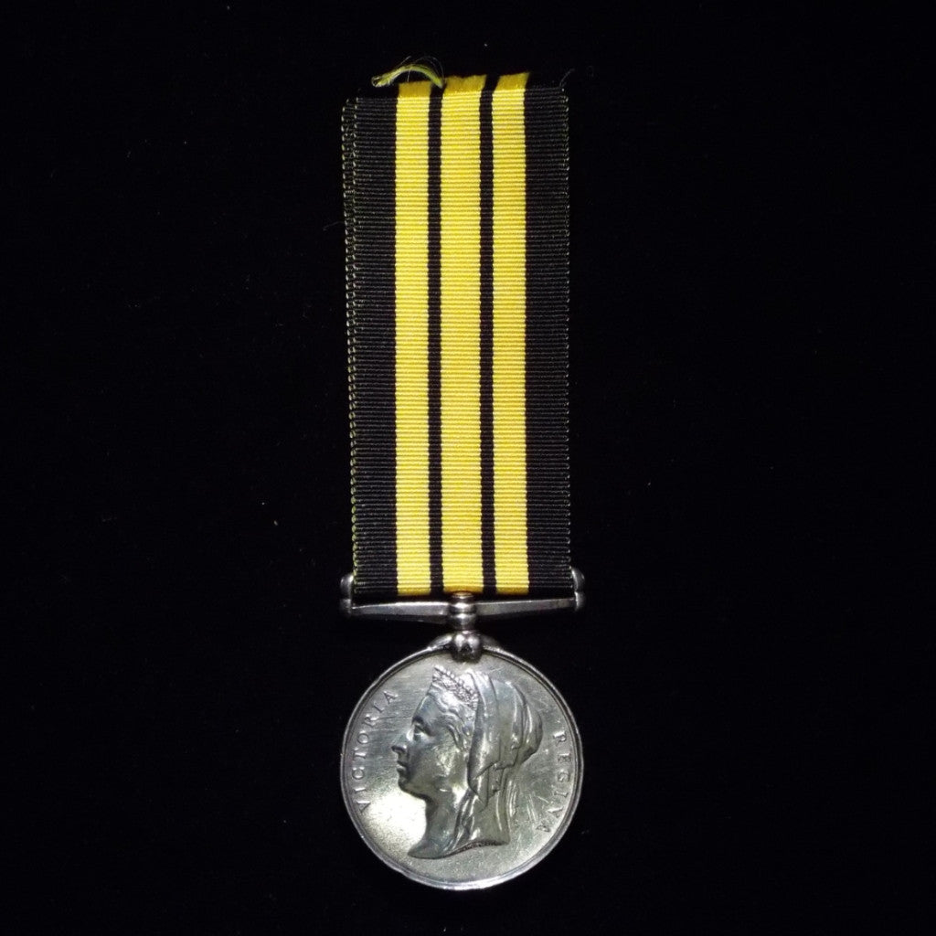 Ashantee Medal, 1873-74, awarded to Private J.Wood, 2 Battalion, Riffle Brigade. Includes papers - BuyMilitaryMedals.com - 1