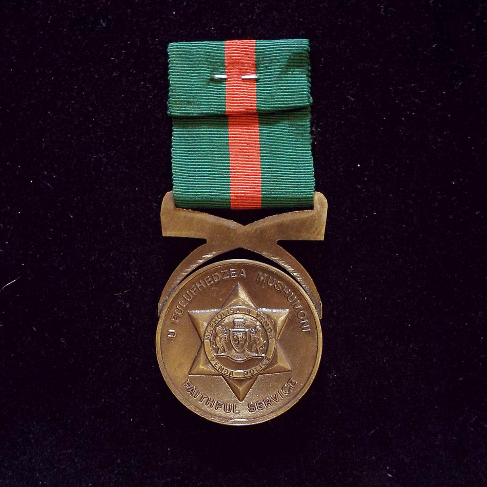 Venda Police Faithful Service Medal, 10 Years