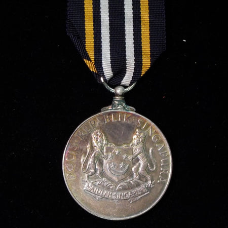 Singapore Police Long Service Medal - BuyMilitaryMedals.com - 1