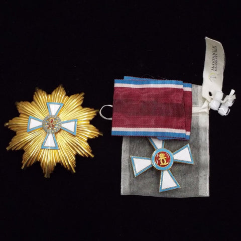 Luxembourg Civil Order of Merit pair