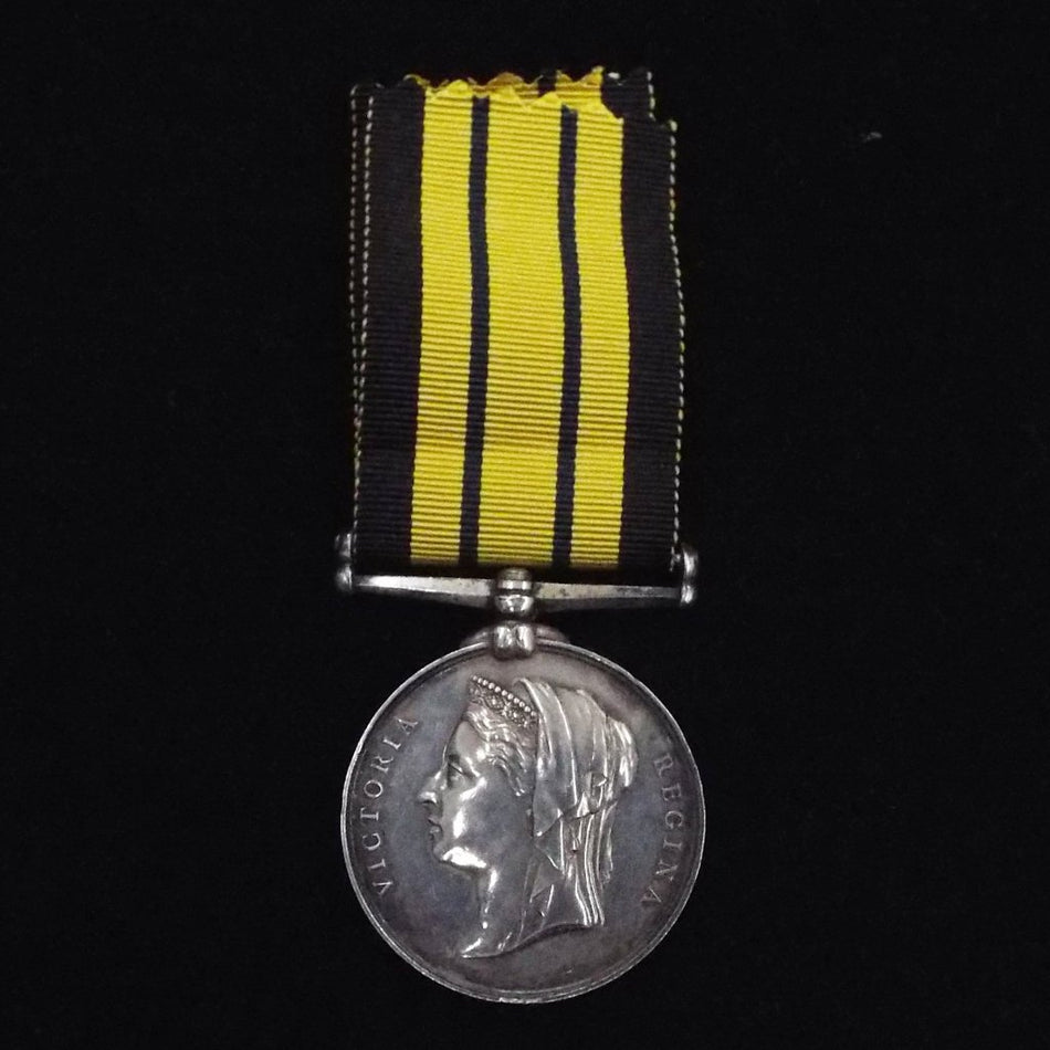 Ashantee Medal to T. O. Evered, Dom. 3rd class, HMS Encounter