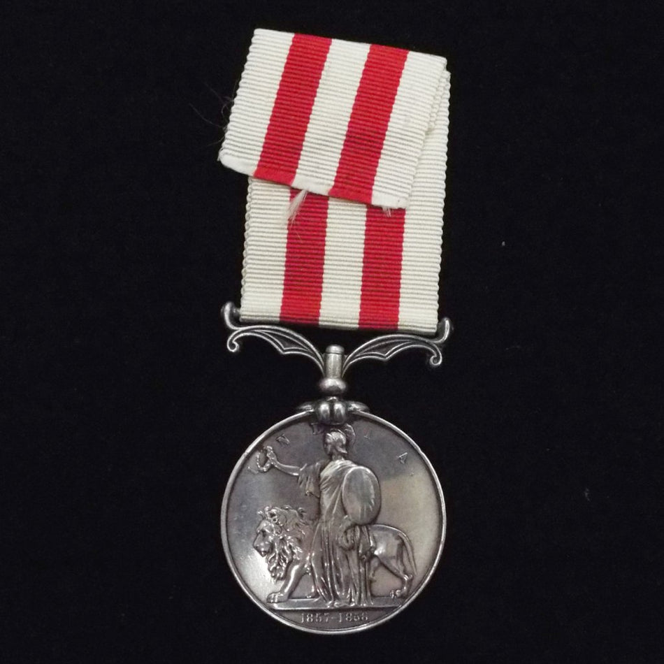 Indian Mutiny Medal to 2379 Chas. Warman, 70th Regt. Shown on roll as dead