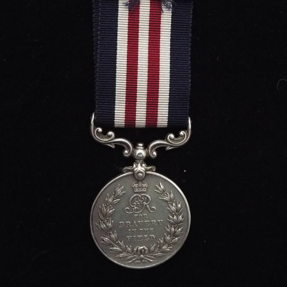 Military Medal to L/Sgt. H. J. Crook, Royal Fusiliers. M.M. LG for 24th Jan 1919. For 'Amiens, Italy, Salonika' 8/8/18 to 3/9/18