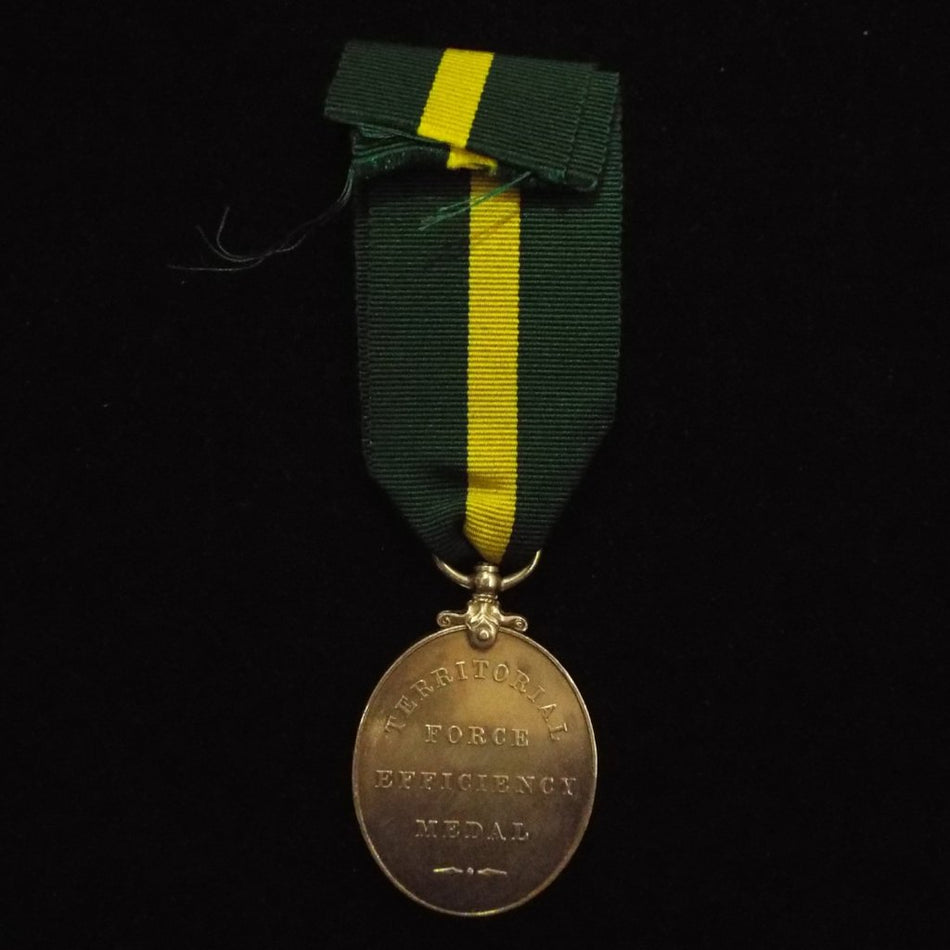 Territorial Force Efficiency Medal (GVR) to Pte. C. Lebbell, 4/R. W. Kents. (T.F.)