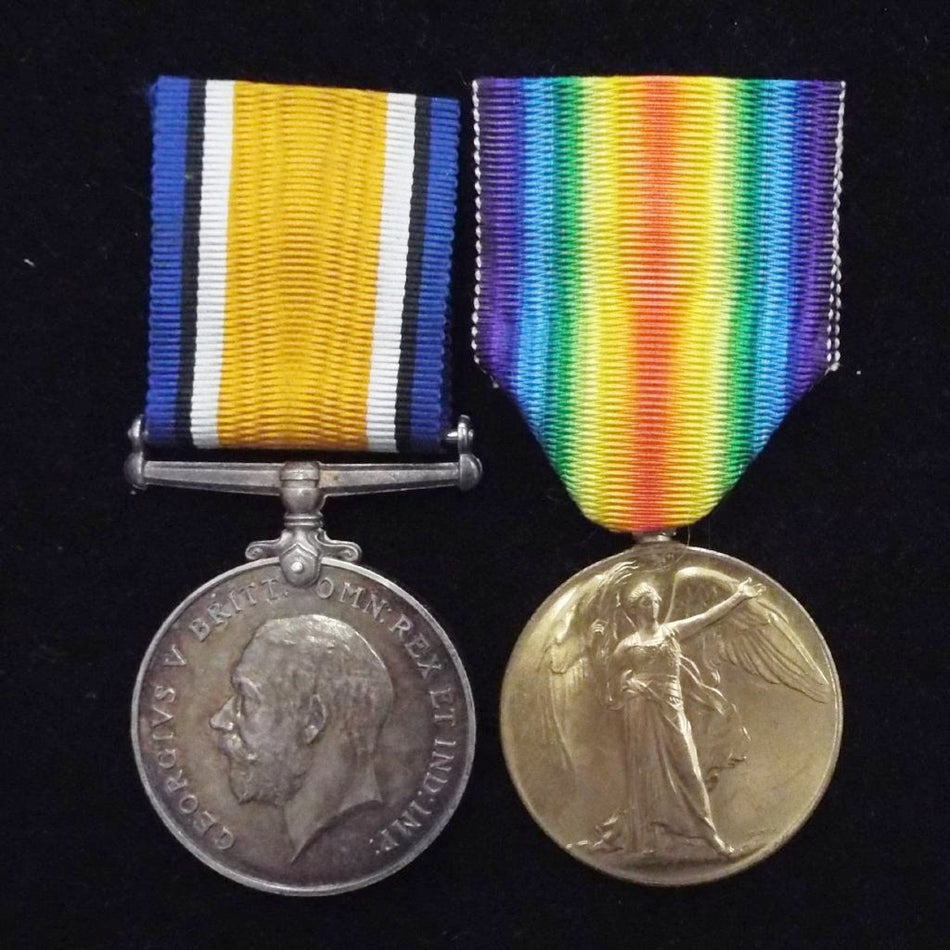 WW1 pair to 2/Lt. Cecil E. Gouldsmith, R. W. Surrey/ Suffolk Regt. att. Indian Army. Freeman of the City of London