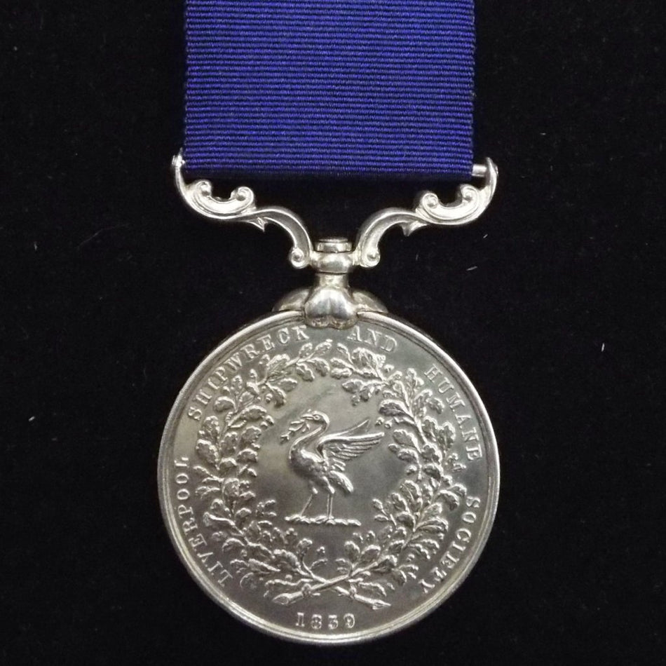 Liverpool Shipwreck and Humane Society's Marine Medal to 3rd Officer A. M. Slater, SS Junin, for Gallant Service 31st July 1910