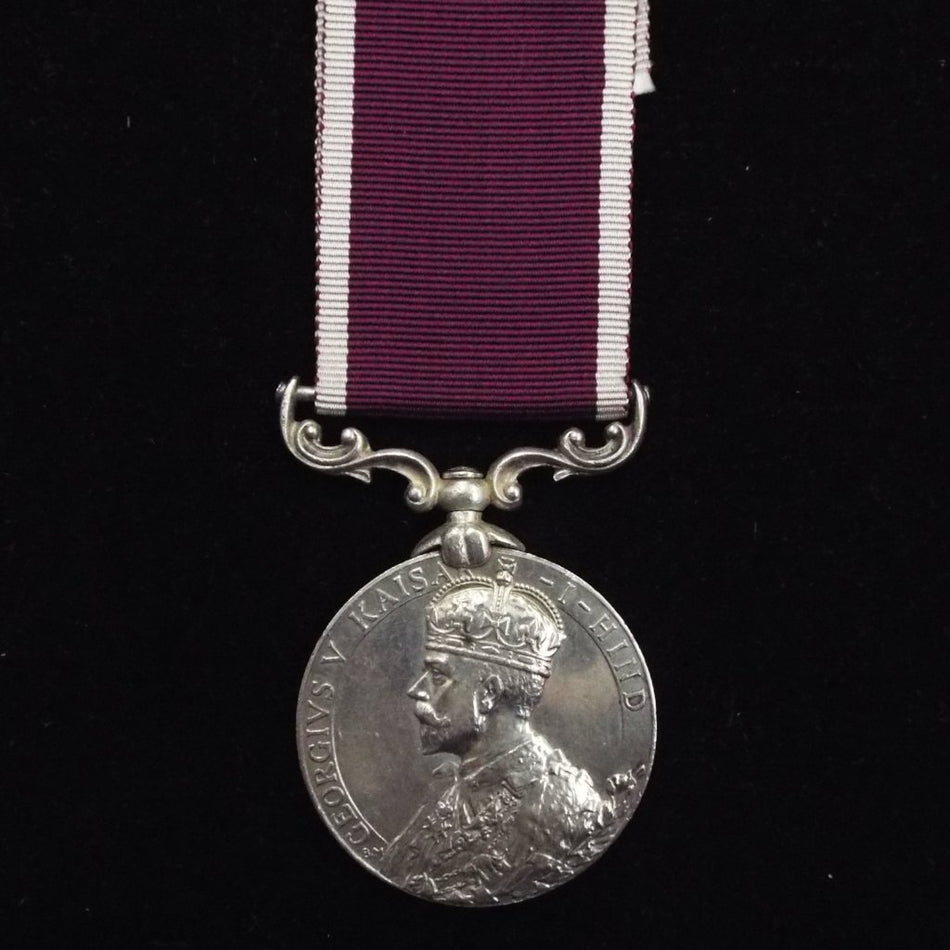 Indian Army Long Service & Good Conduct Medal (Indian) to Nair Hazara Singh, 5/2 Punjab Regt.