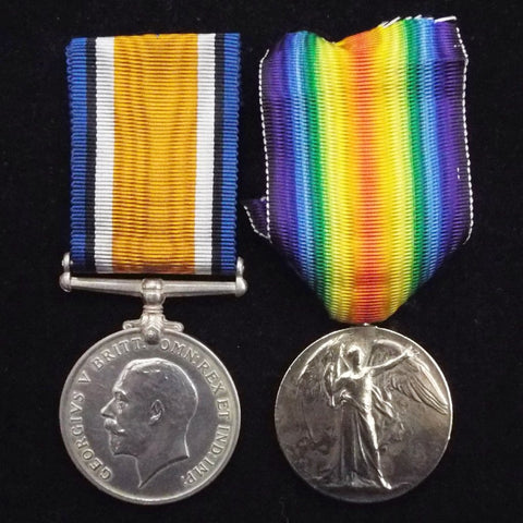 WW1 pair to 4539 Sgt. G. MacTavish, 10th Bn., Australian Imperial Force. Twice wounded in action (France)