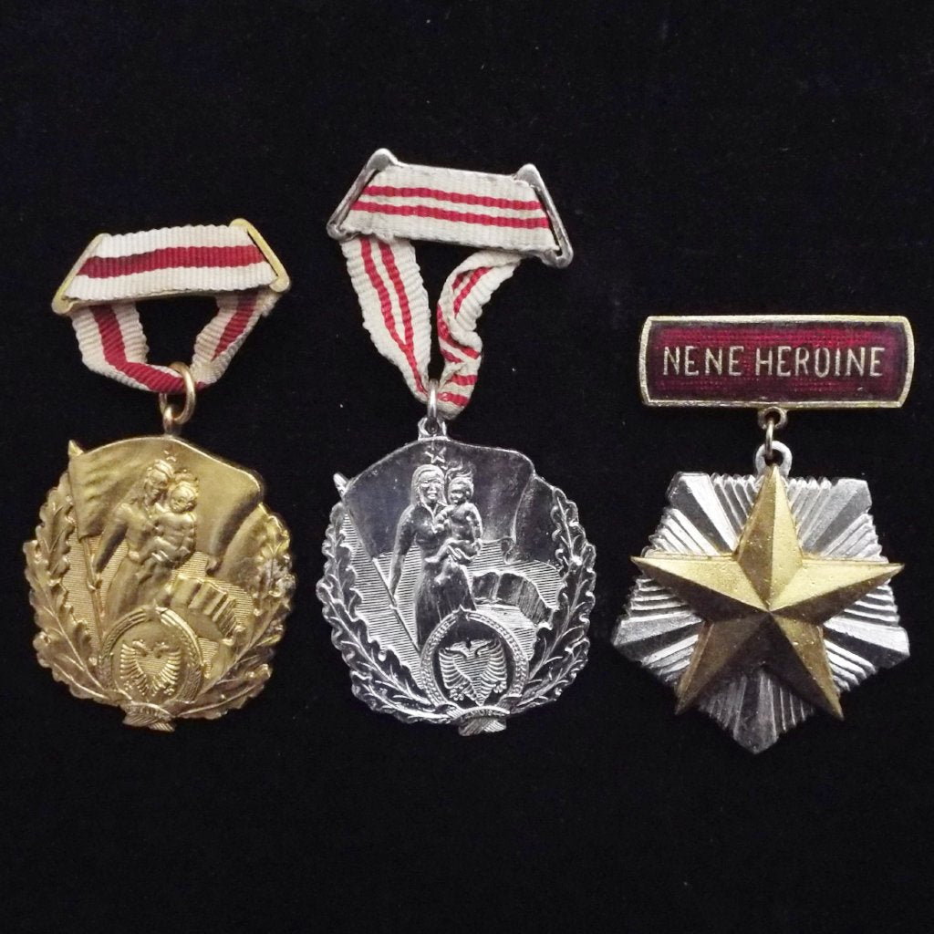 Albania group of 3 mother's medals
